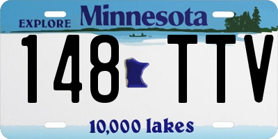 MN license plate 148TTV