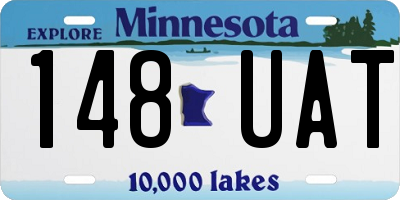 MN license plate 148UAT