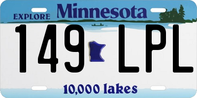 MN license plate 149LPL