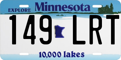 MN license plate 149LRT