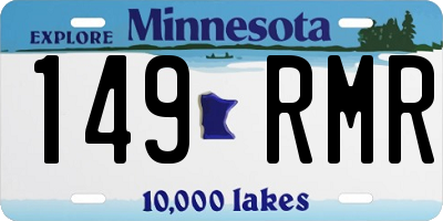 MN license plate 149RMR