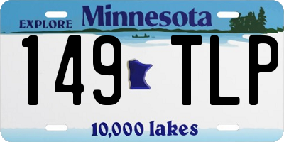 MN license plate 149TLP