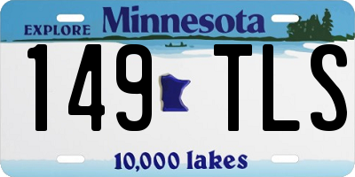MN license plate 149TLS