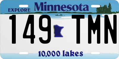 MN license plate 149TMN
