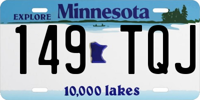 MN license plate 149TQJ