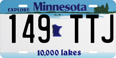 MN license plate 149TTJ