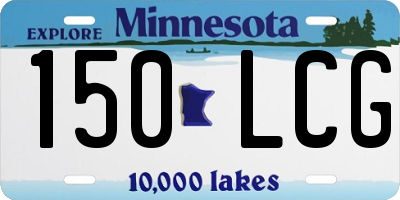 MN license plate 150LCG