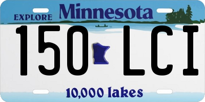 MN license plate 150LCI