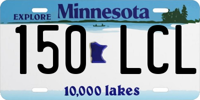 MN license plate 150LCL