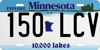 MN license plate 150LCV
