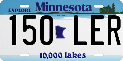 MN license plate 150LER