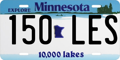 MN license plate 150LES