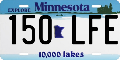 MN license plate 150LFE