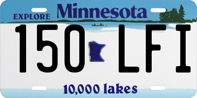 MN license plate 150LFI