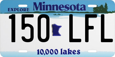 MN license plate 150LFL