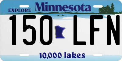 MN license plate 150LFN