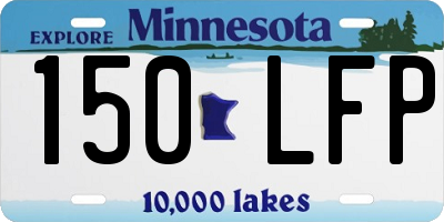 MN license plate 150LFP