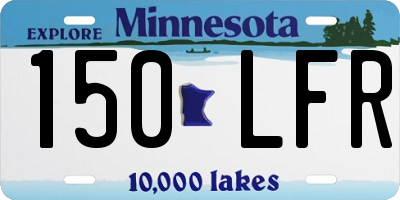 MN license plate 150LFR
