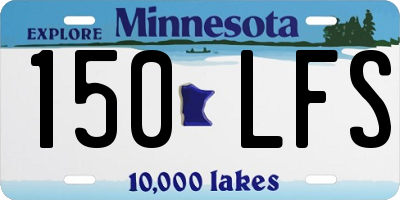 MN license plate 150LFS