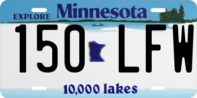 MN license plate 150LFW