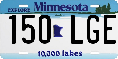 MN license plate 150LGE