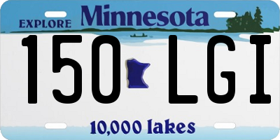 MN license plate 150LGI