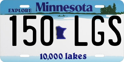 MN license plate 150LGS