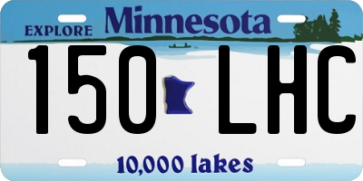 MN license plate 150LHC
