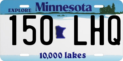 MN license plate 150LHQ