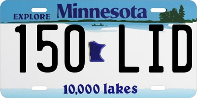 MN license plate 150LID