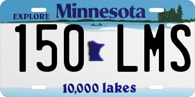 MN license plate 150LMS