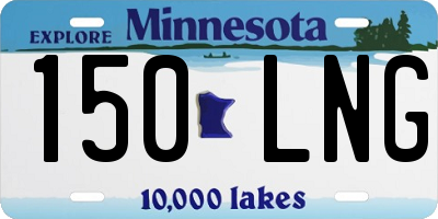 MN license plate 150LNG