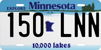 MN license plate 150LNN