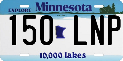 MN license plate 150LNP