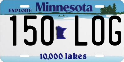 MN license plate 150LOG