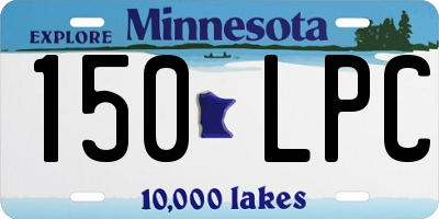 MN license plate 150LPC