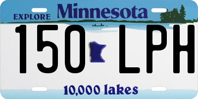 MN license plate 150LPH