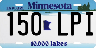 MN license plate 150LPI