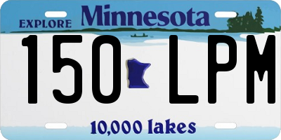 MN license plate 150LPM