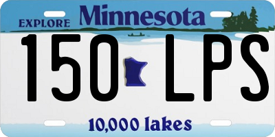 MN license plate 150LPS