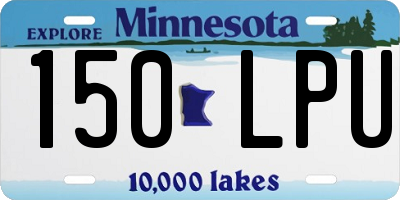 MN license plate 150LPU