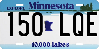 MN license plate 150LQE