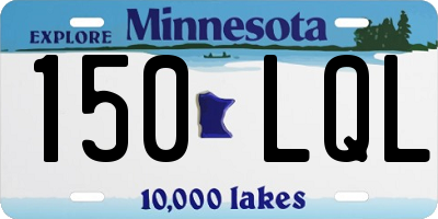MN license plate 150LQL