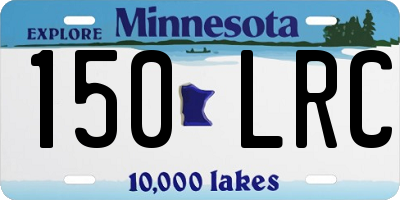 MN license plate 150LRC