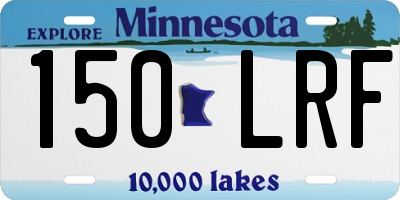 MN license plate 150LRF
