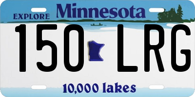 MN license plate 150LRG