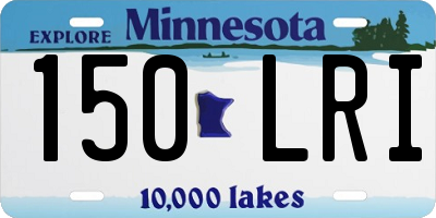 MN license plate 150LRI