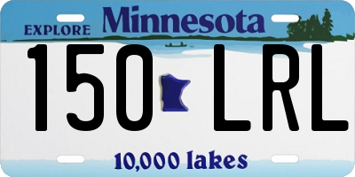 MN license plate 150LRL