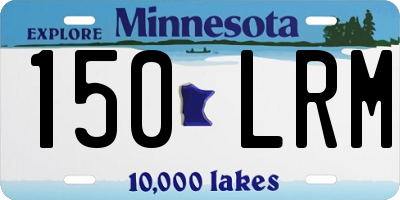 MN license plate 150LRM