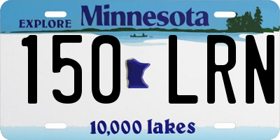 MN license plate 150LRN